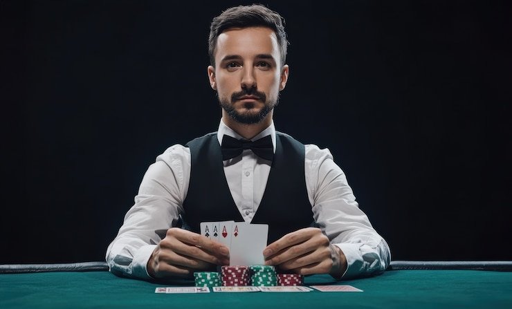 Antarmuka taruhan Speed Blackjack di mewah 89 menunjukkan opsi hit, stand, double down, dan split